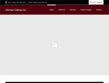 Tablet Screenshot of normanostrow.com